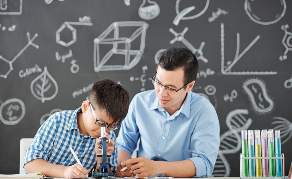 Les cours de physique-chimie au collège