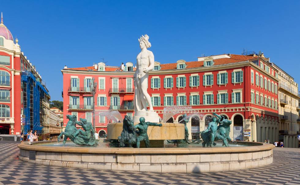 Fontaine à Nice